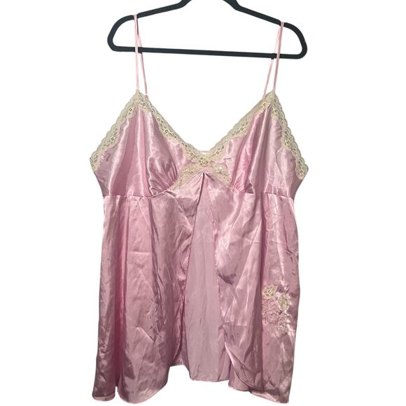 Vintage Secret Treasures Pink Baby Doll Top Size 3XL - Picture 1 of 7
